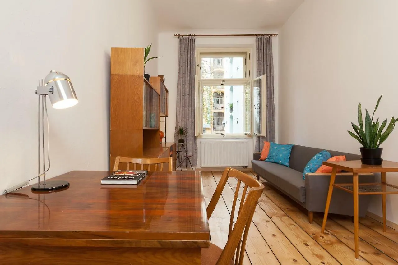 Art Nouveau Meets Mid-Century Modern. Hotel Prague Apartment